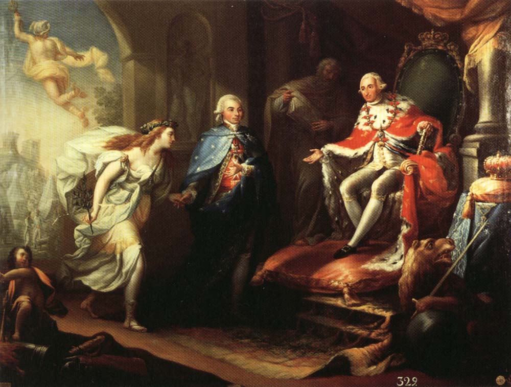 Godoy Presenting Peace to Charles IV